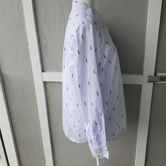 Banana Republic Dillon Shirt Lipstick Print - Picture 10 of 12